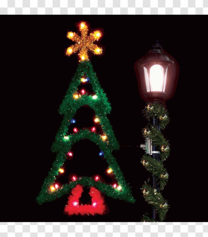 Christmas Tree Ornament Lights Spruce Fir Transparent PNG