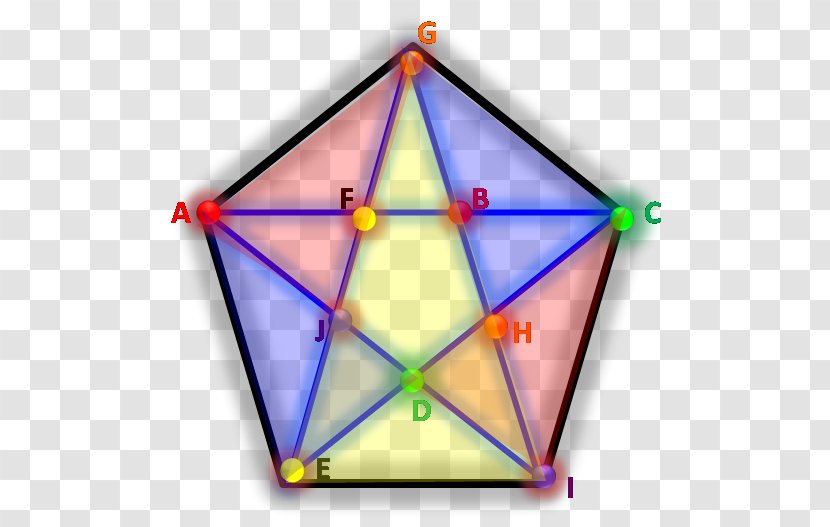 Golden Triangle Isosceles Bisection - Polygon - Pentagon Transparent PNG