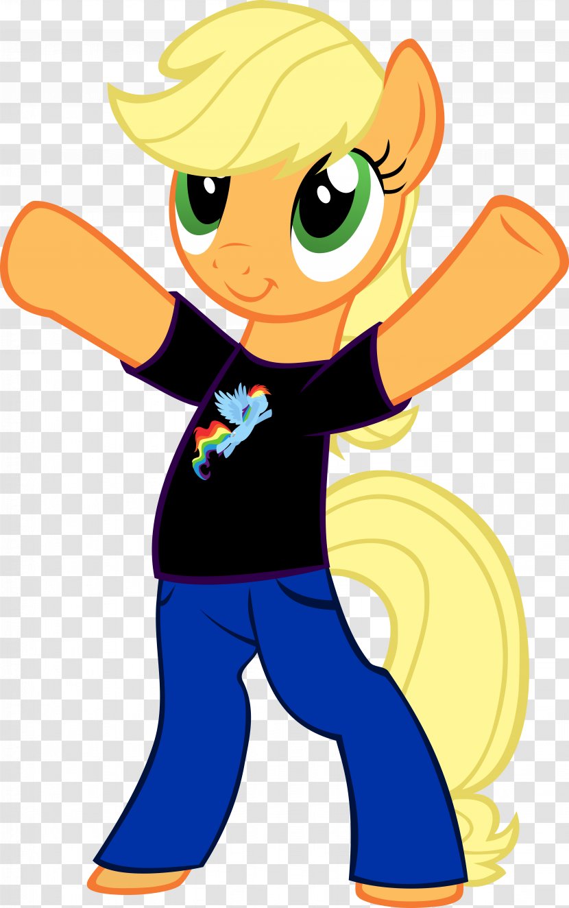 Applejack Pony Human DeviantArt Artist - Camel Hair Pants Transparent PNG