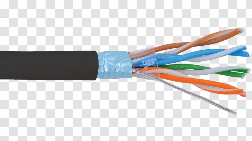 Network Cables American Wire Gauge Twisted Pair Shielded Cable - Electrical Transparent PNG