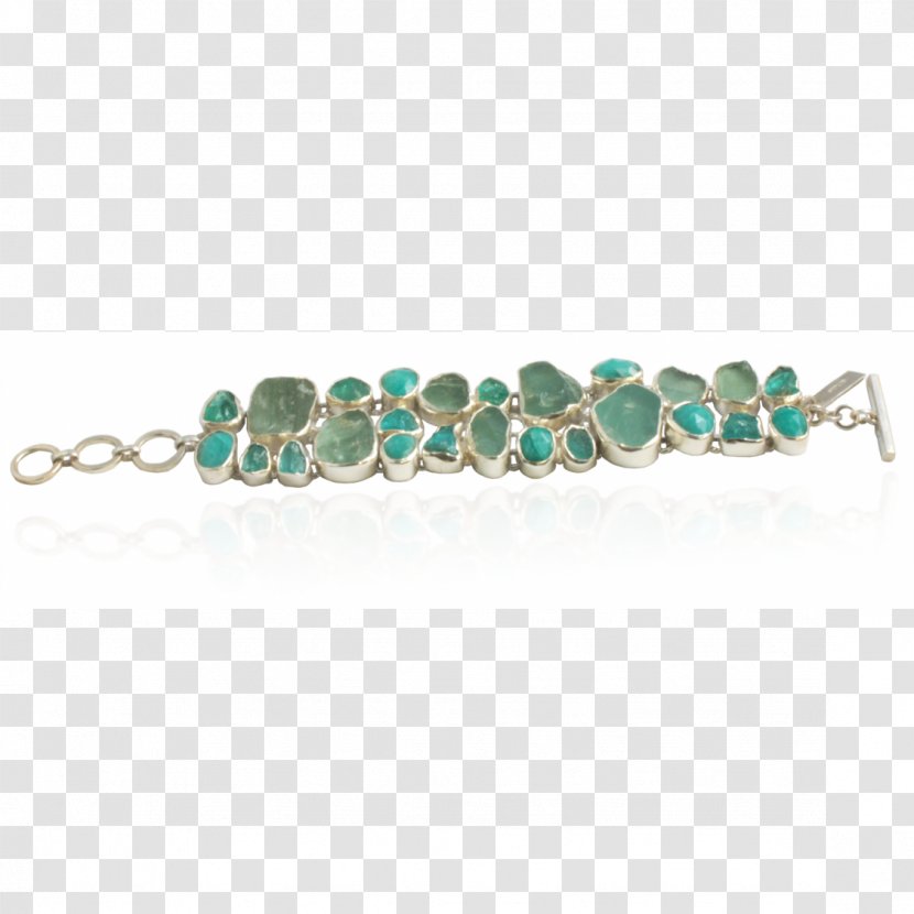 Emerald Bracelet Larimar Amethyst Silver - Jewelry Making Transparent PNG