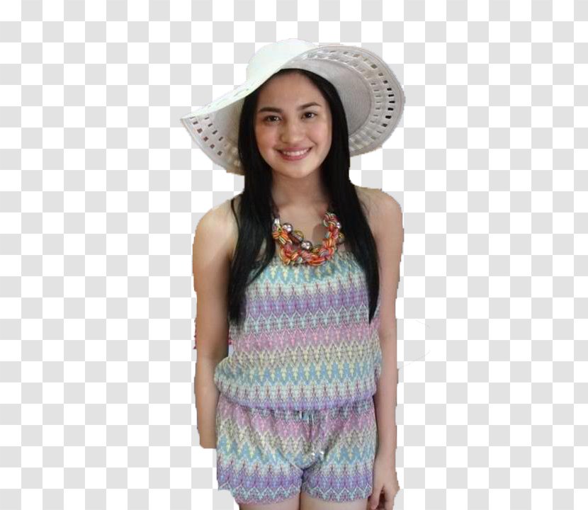 Julie Anne San Jose Sun Hat Pagination - Solid - Neck Transparent PNG