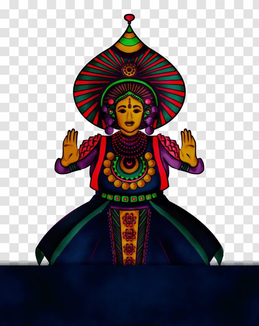 Music Cartoon - Karnataka - Folk Dance Of Mexico Dandiya Raas Transparent PNG