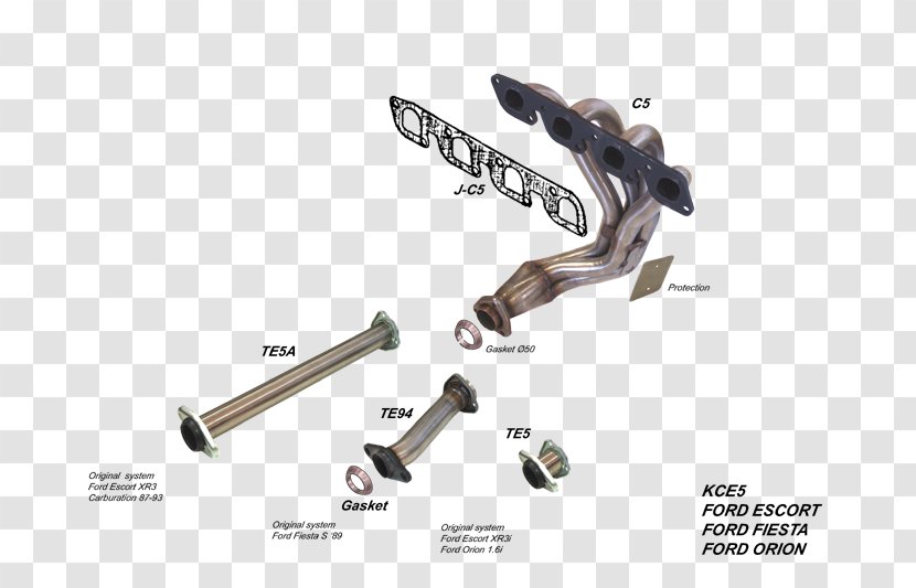 Ford Escort Orion Exhaust System Manifold Transparent PNG