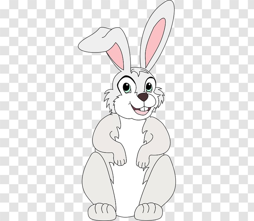 Domestic Rabbit Easter Bunny Hare Clip Art - Artwork Transparent PNG