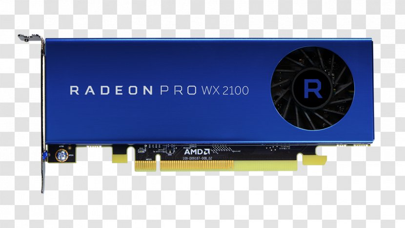 Graphics Cards & Video Adapters AMD Radeon Pro WX 2100 GDDR5 SDRAM - Computer Transparent PNG