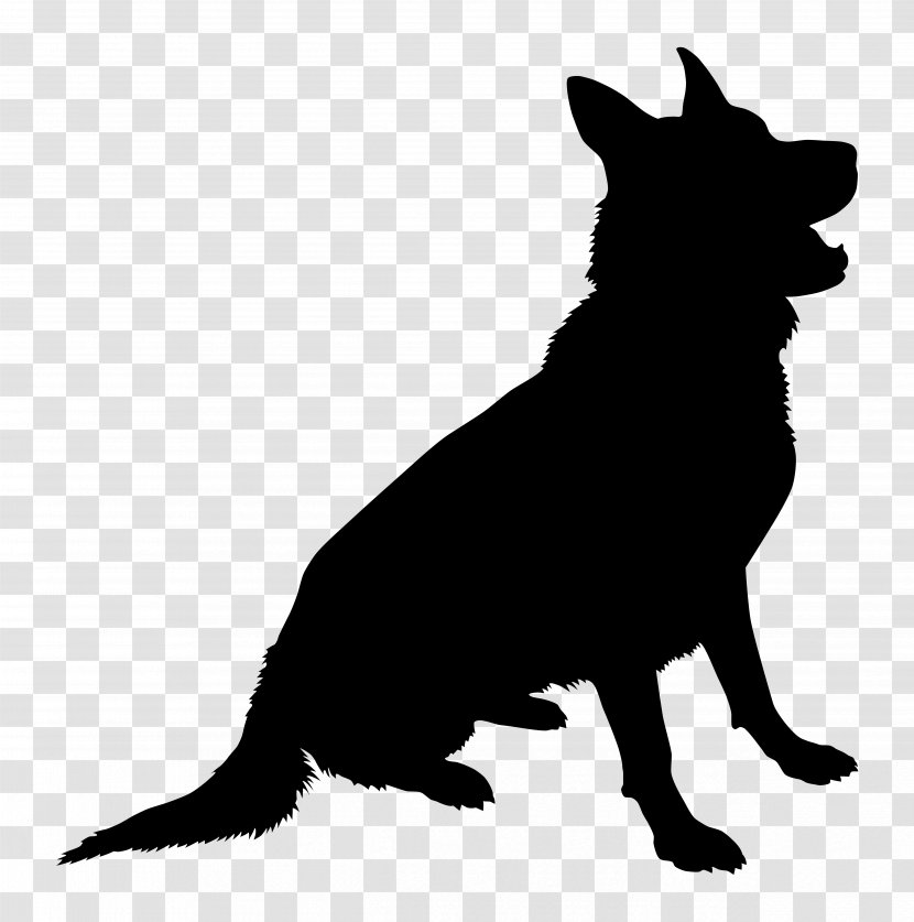 German Shepherd Labrador Retriever Silhouette Royalty-free - Snout Transparent PNG