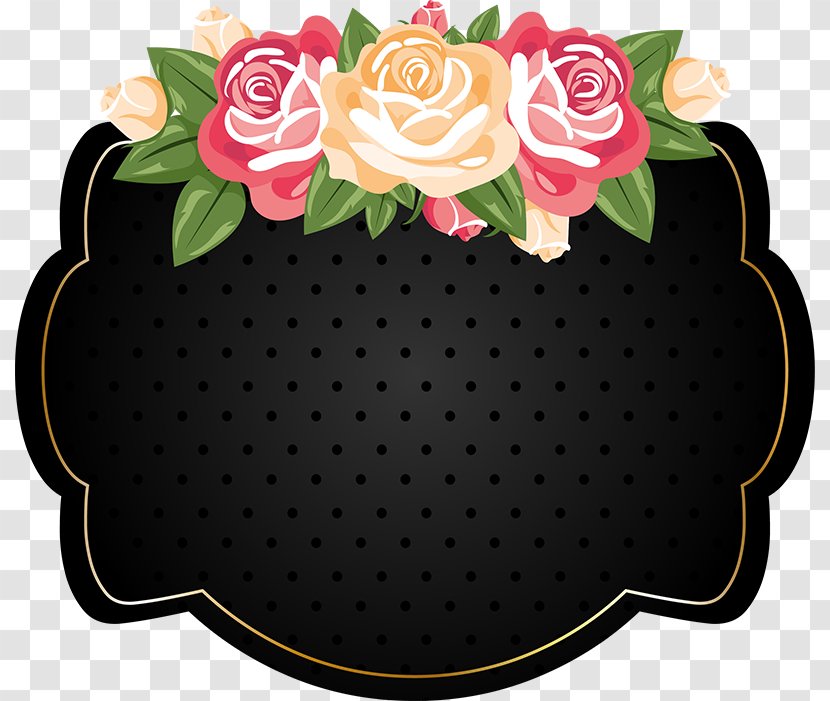 Label Printing Clip Art - Rose Order - Topo De Bolo Transparent PNG