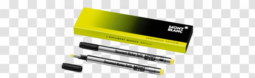 Montblanc Meisterstück Yellow Pens Rollerball Pen - Marker - Parker Jotter Logo Transparent PNG