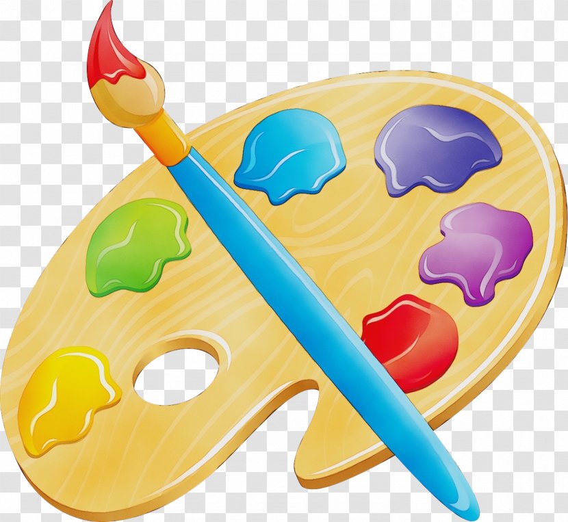 Paint Brush Cartoon - Watercolor - Baby Toys Banksy Transparent PNG