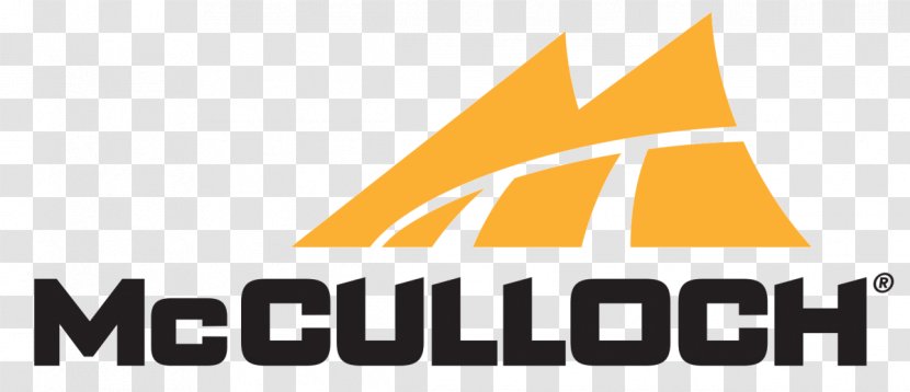 Logo McCulloch Motors Corporation Chainsaw Brand Product - Yellow Transparent PNG