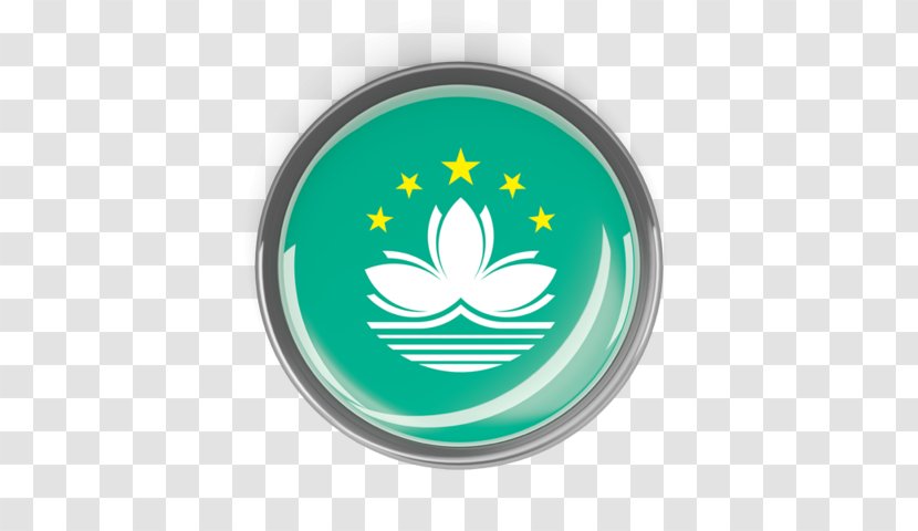 Flag Of Macau National - Metal Button Transparent PNG