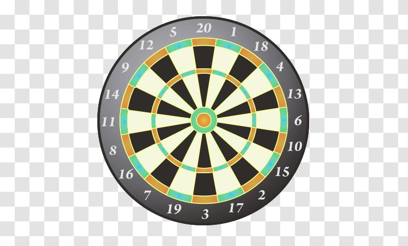 Darts Winmau Bullseye Clip Art - Dartboard - Cartoon Target Transparent PNG