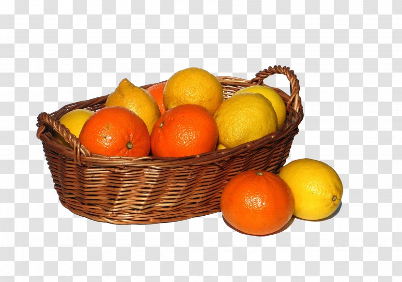 Clementine Lemon Food Grapefruit Tangerine - Still Life Photography - Fruit Basket Transparent PNG