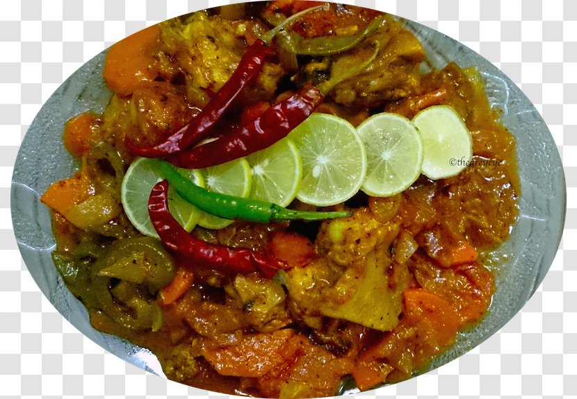 Pakistani Cuisine Gosht Vegetarian Recipe Curry - Lemon Chicken Transparent PNG