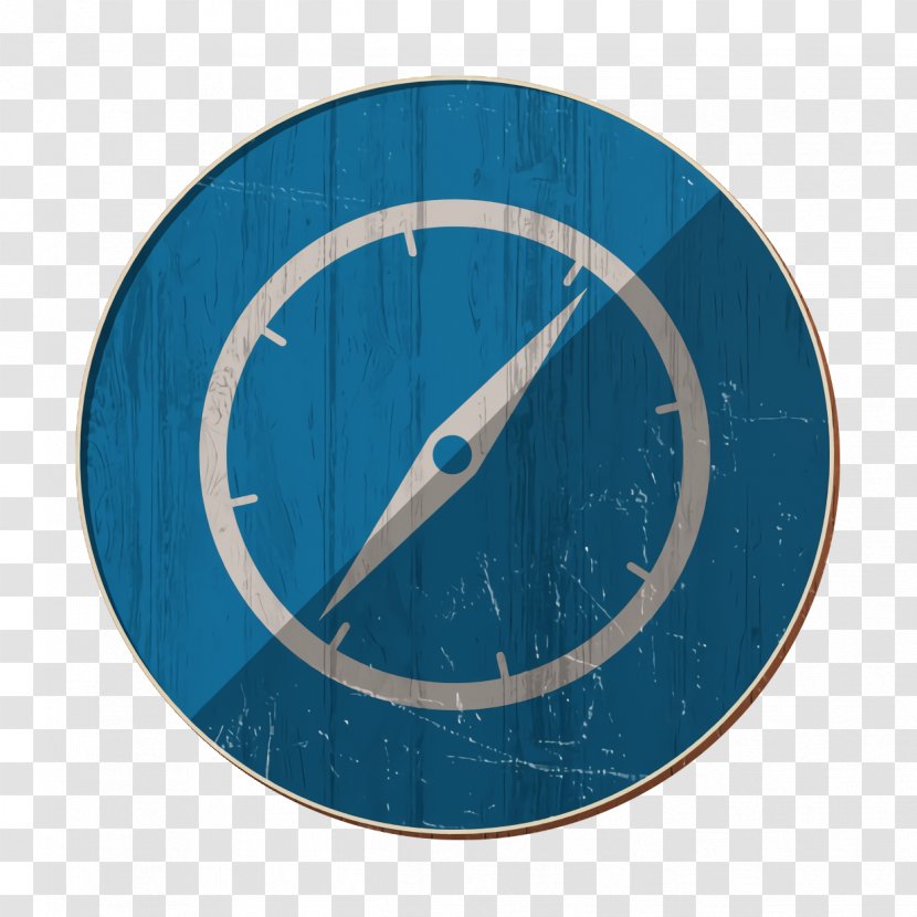 Safari Icon - Electric Blue - Symbol Number Transparent PNG