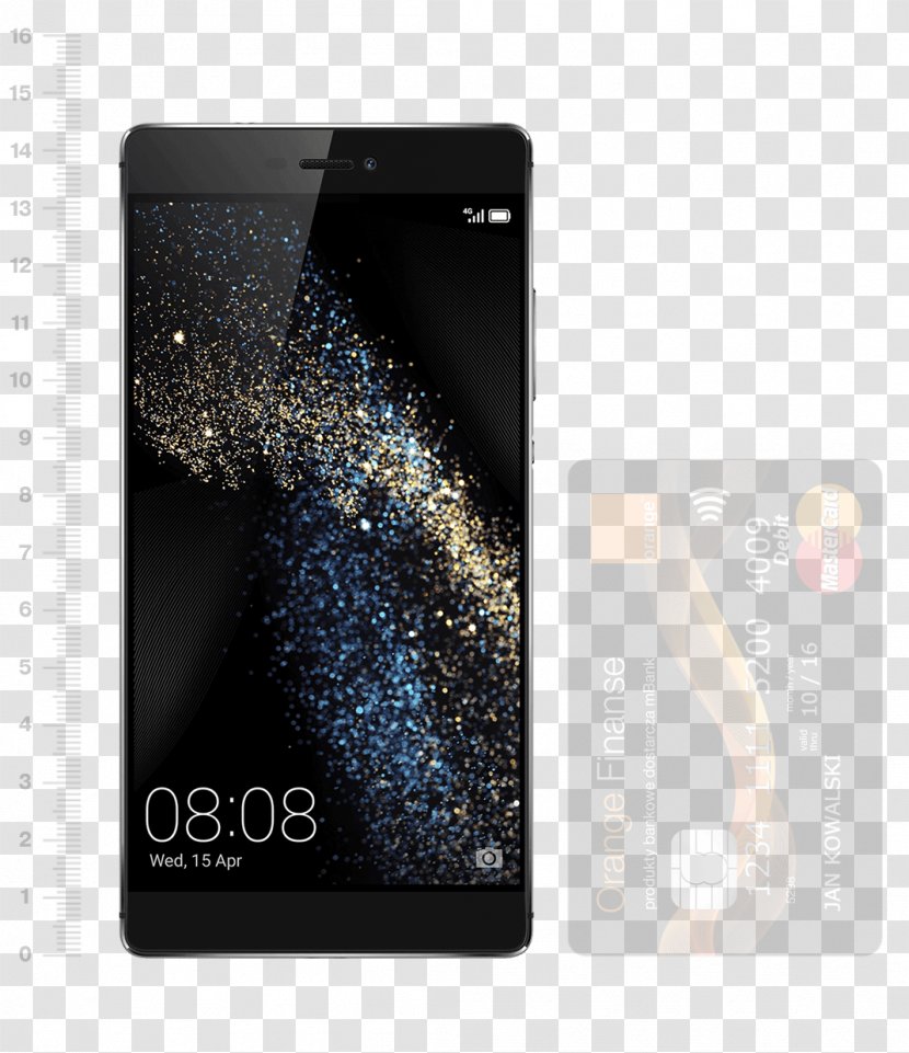 Huawei P8 Lite (2017) Telephone 华为 Ascend - Smartphone Transparent PNG