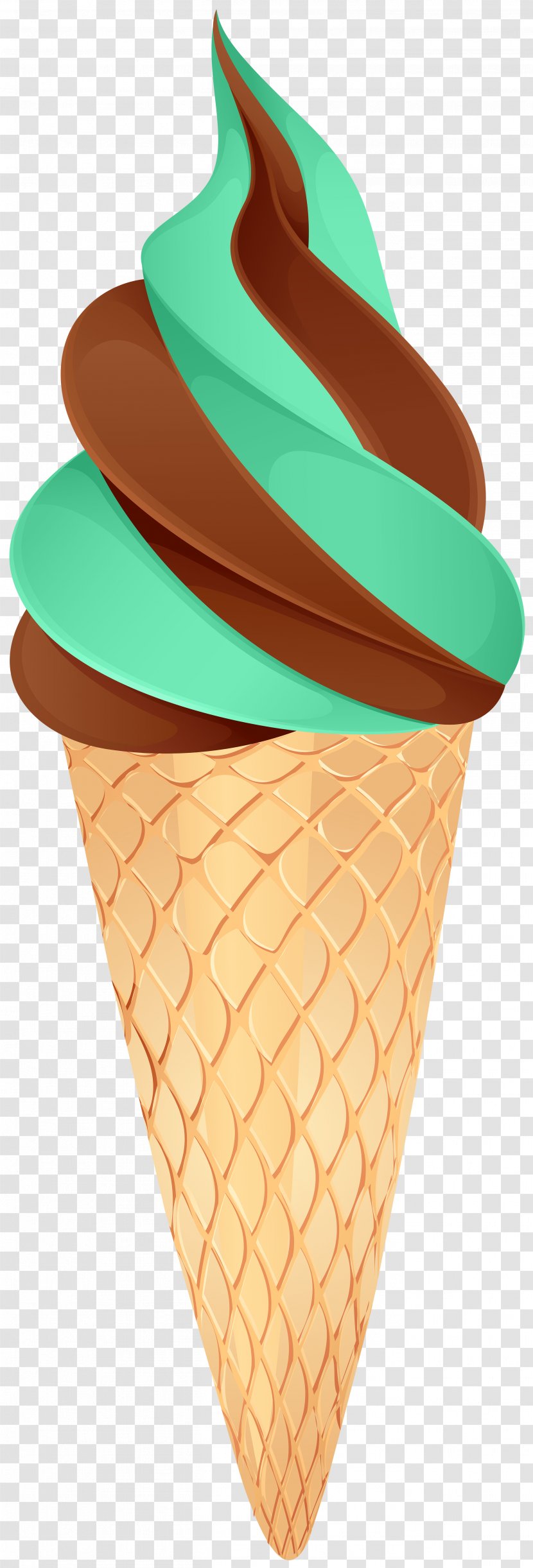Chocolate Ice Cream Cones Image Clip Art Transparent PNG