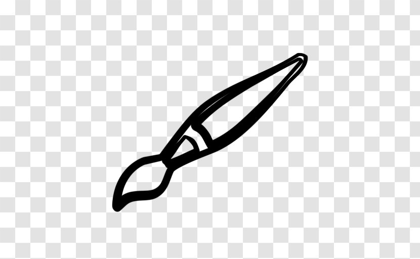 Drawing Brush Art Clip - Black And White - Painting Transparent PNG