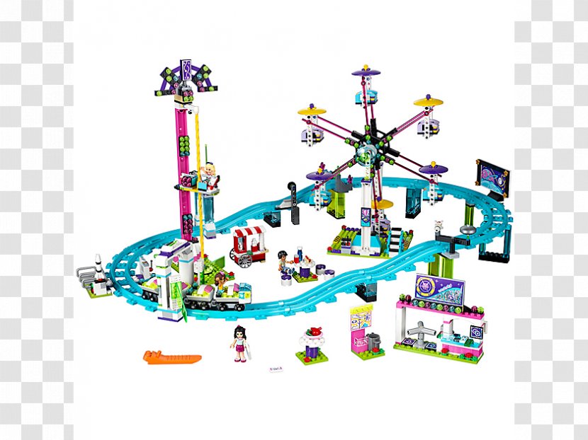 LEGO 41130 Friends Amusement Park Roller Coaster Amazon.com Toy - Lego Transparent PNG