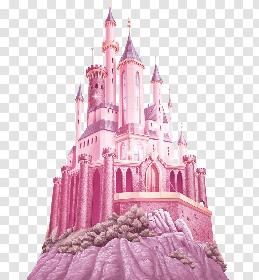 Disney Princess: Magical Jewels Belle Princess Aurora Ariel Cinderella - Castle Transparent PNG