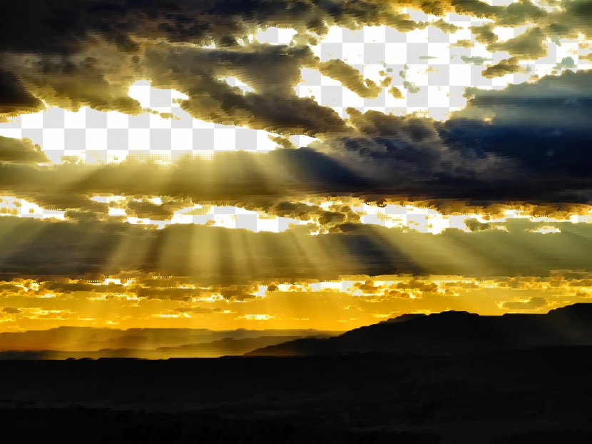 Sunset Cloud Sunrise Afterglow Horizon - Sunlight Transparent PNG