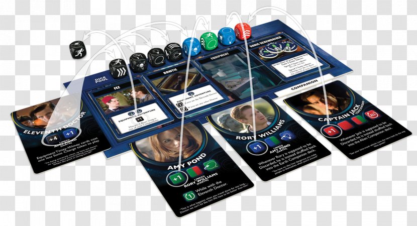 Doctor The Time Of Daleks Board Game - Who - Creative Dice Transparent PNG