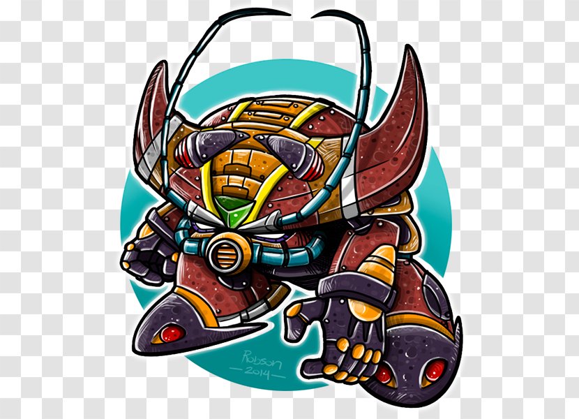 Trilobite Illustration Mega Man X Fan Art Cartoon - Headgear - Rock Blast Transparent PNG