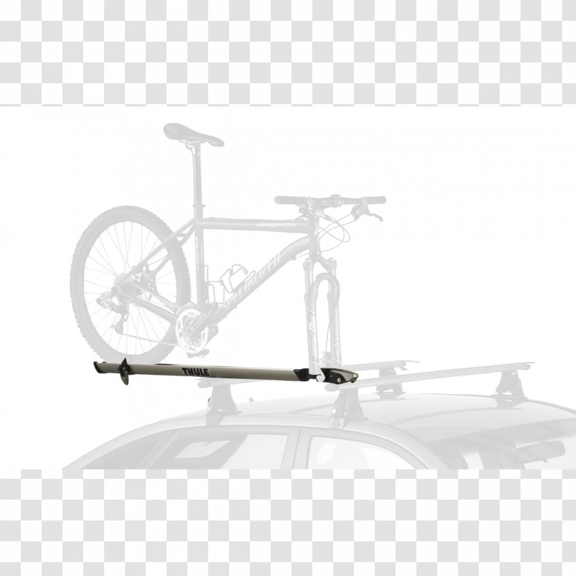 Bicycle Frames Carrier Thule Group - White - Car Transparent PNG
