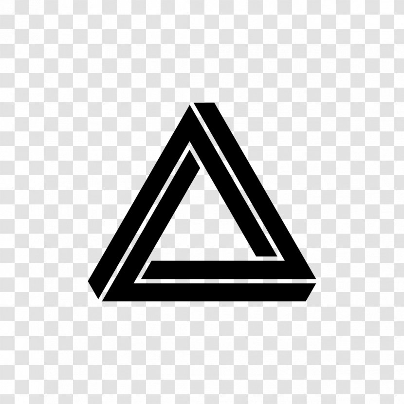 Penrose Triangle Impossible Object Stairs Geometry - Mathematics Transparent PNG