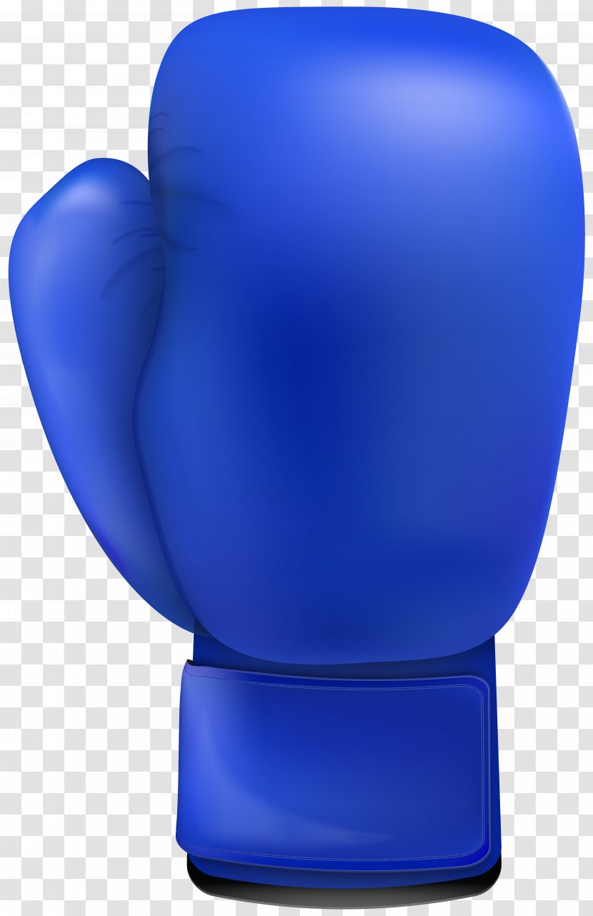 Boxing Glove Clip Art - Cobalt Blue Transparent PNG