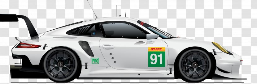Porsche 911 GT3 Car 2018–19 FIA World Endurance Championship Auto Racing LM GTE - Automotive Wheel System Transparent PNG
