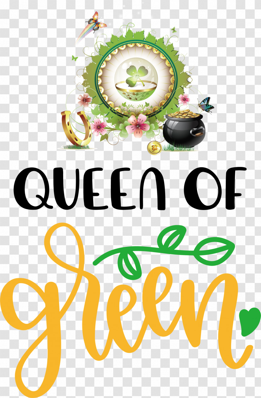 Queen Of Green St Patricks Day Saint Patrick Transparent PNG