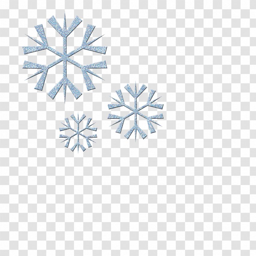 Snowflake - Blue - Elements Transparent PNG