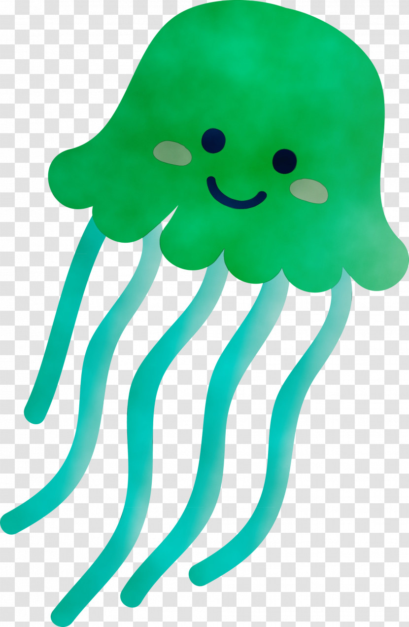 Octopus Green Transparent PNG