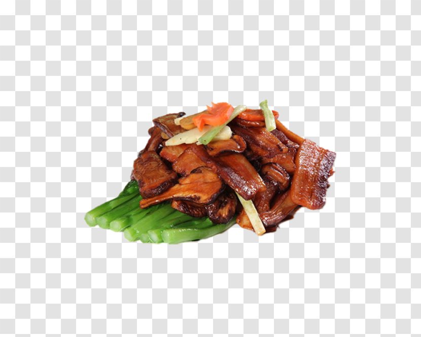 American Chinese Cuisine Short Ribs Of The United States Teriyaki - Matsutake Fried Bacon Transparent PNG