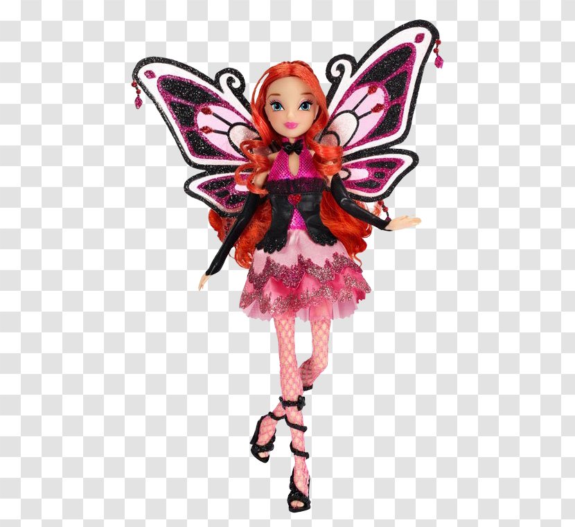 Winx Club Bloom Barbie Doll Toy - Mythical Creature - Rock Concert Stage Lighting Transparent PNG