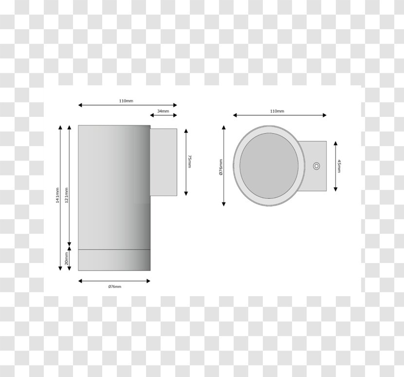 Rectangle - White - Angle Transparent PNG