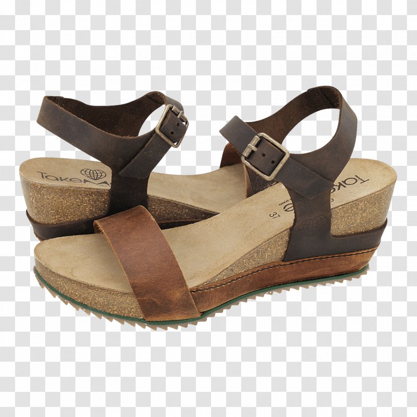 Brown Suede Shoe Tan Sandal - Beige Transparent PNG