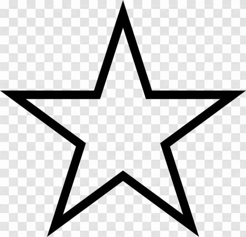 Santos And Son Kitchens Five-pointed Star Clip Art - White Transparent PNG