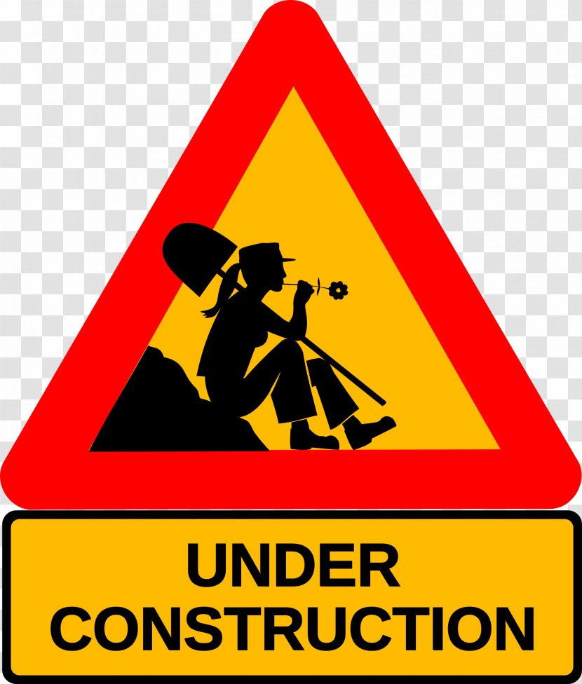 Men At Work Clip Art - Triangle - Sign Transparent PNG