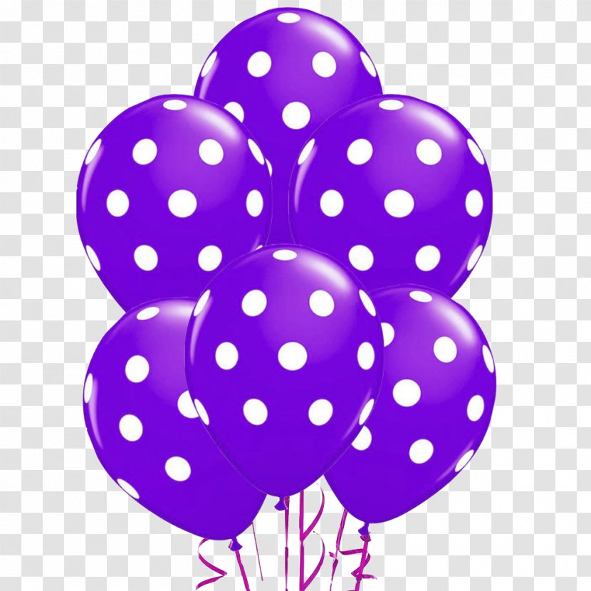 Polka Dot Balloons Latex Party - Birthday - Balloon Transparent PNG