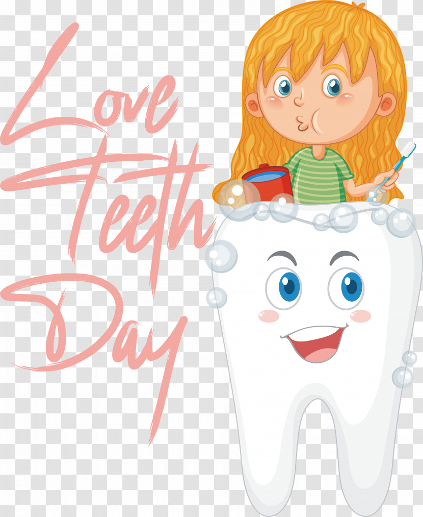 Love Teeth Day Teeth Transparent PNG