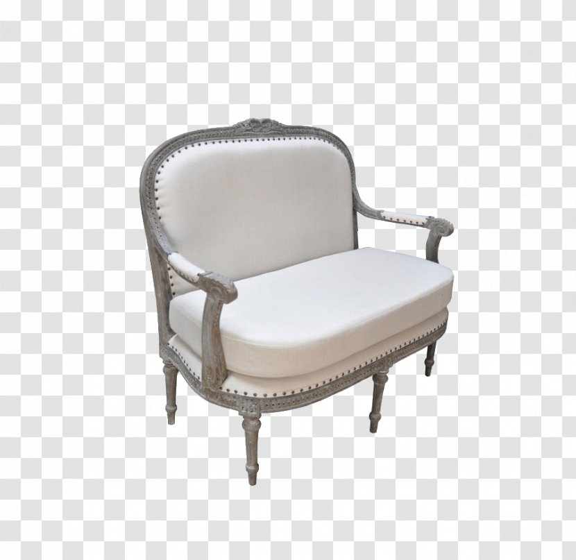 Chair Couch Loveseat Bench Shabby Chic - Outdoor Furniture - White Transparent PNG