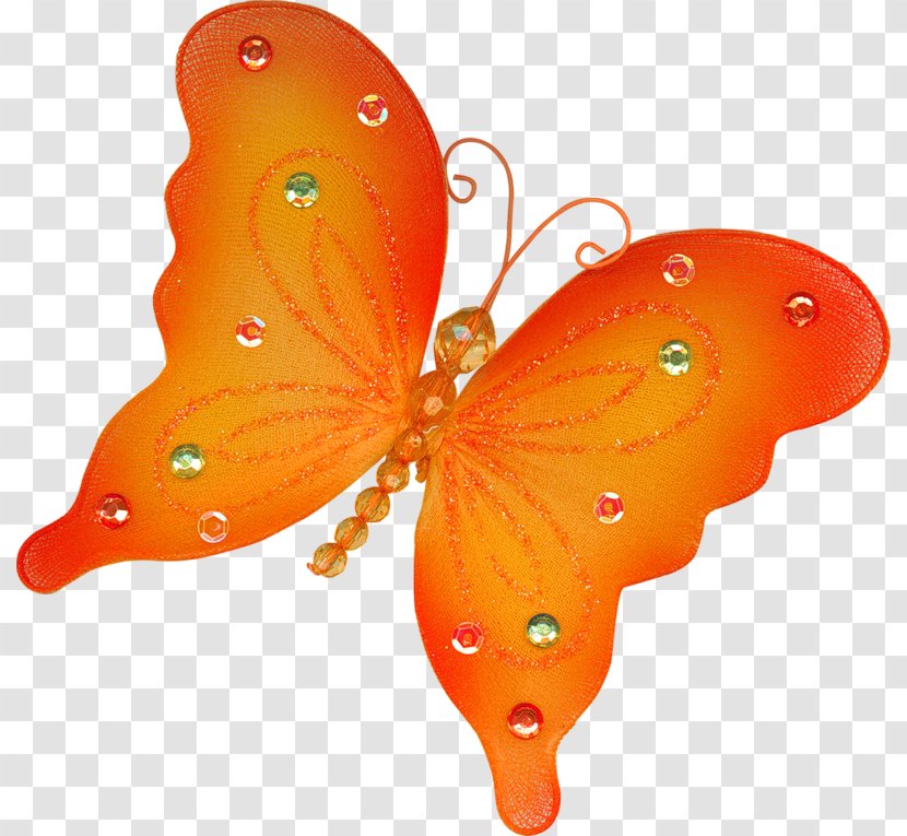 Butterfly Orange Insect Clip Art - Butterflies And Moths Transparent PNG