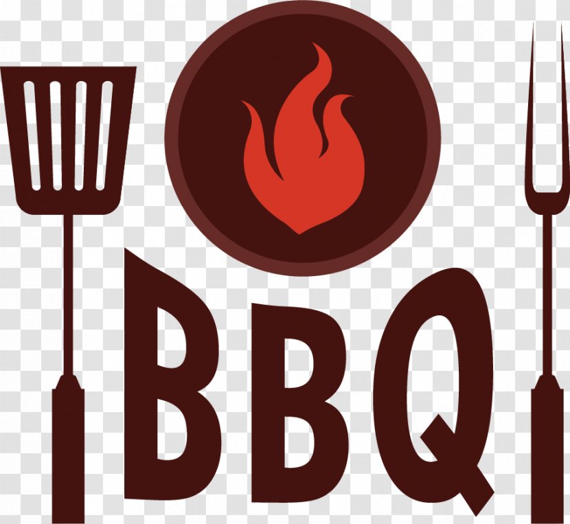 Churrasco Barbecue Knife Fork - Retro Brown And Tags Transparent PNG