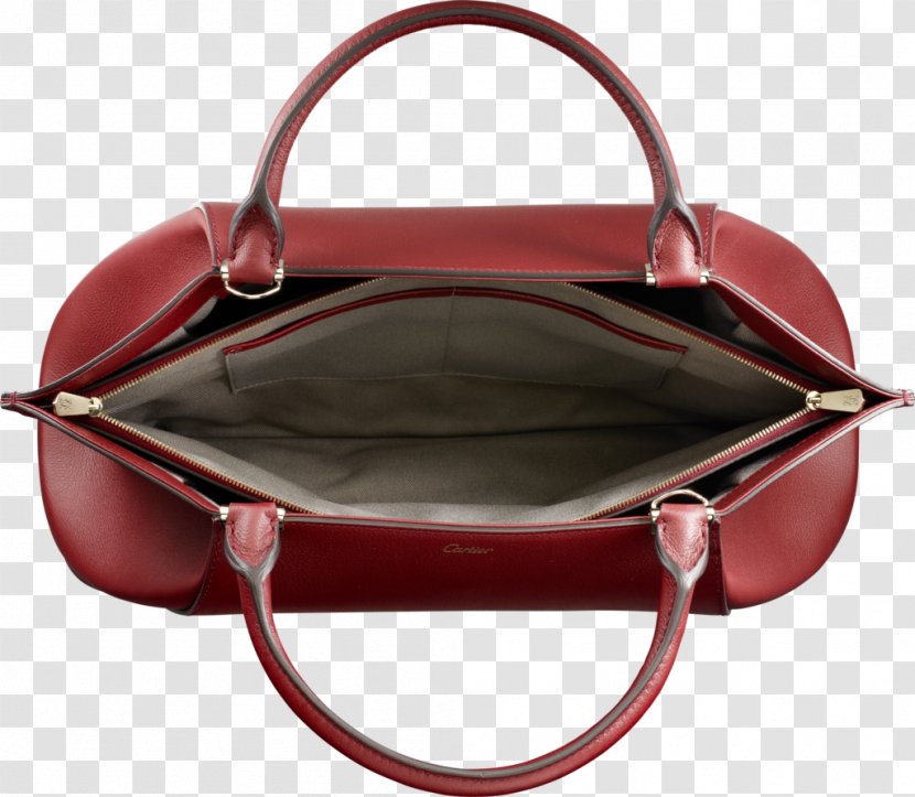 Handbag Leather Onyx Red - Zipper - Bag Transparent PNG