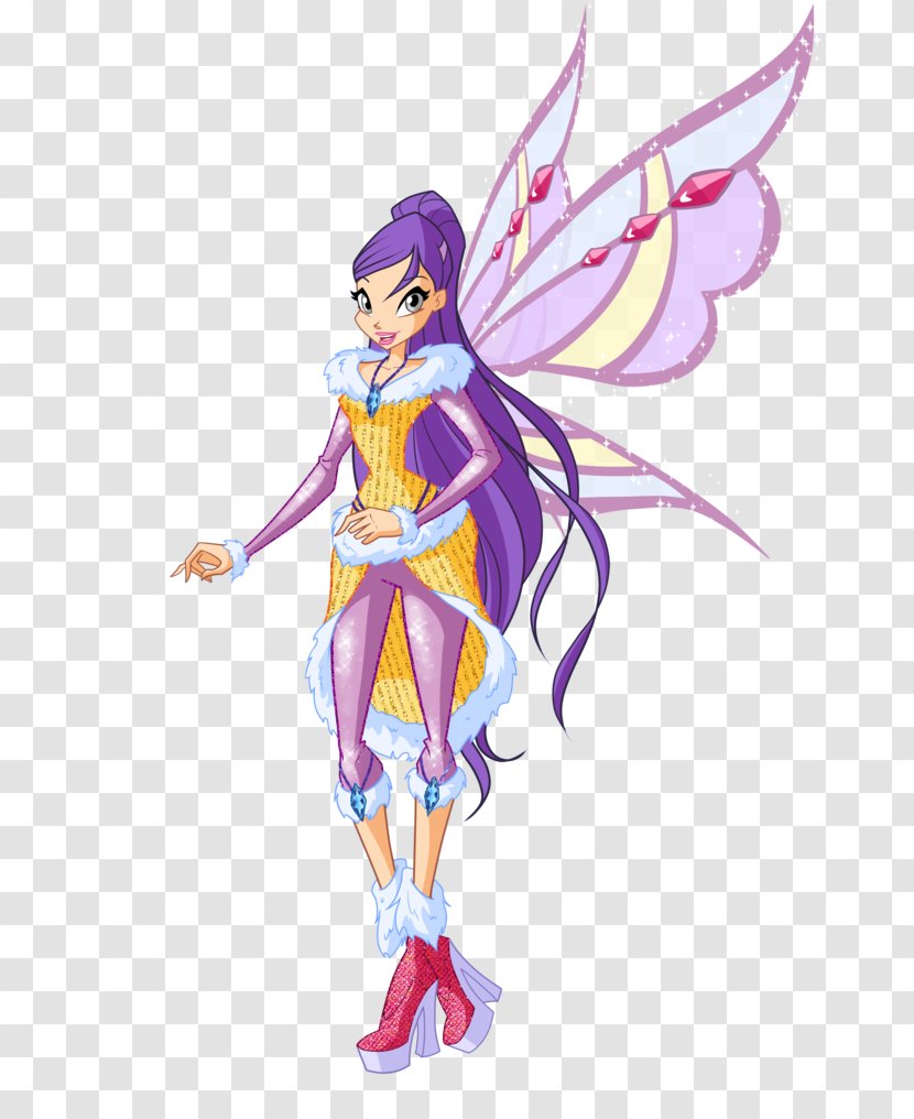 Musa Flora Tecna Stella Winx Club - Silhouette Transparent PNG