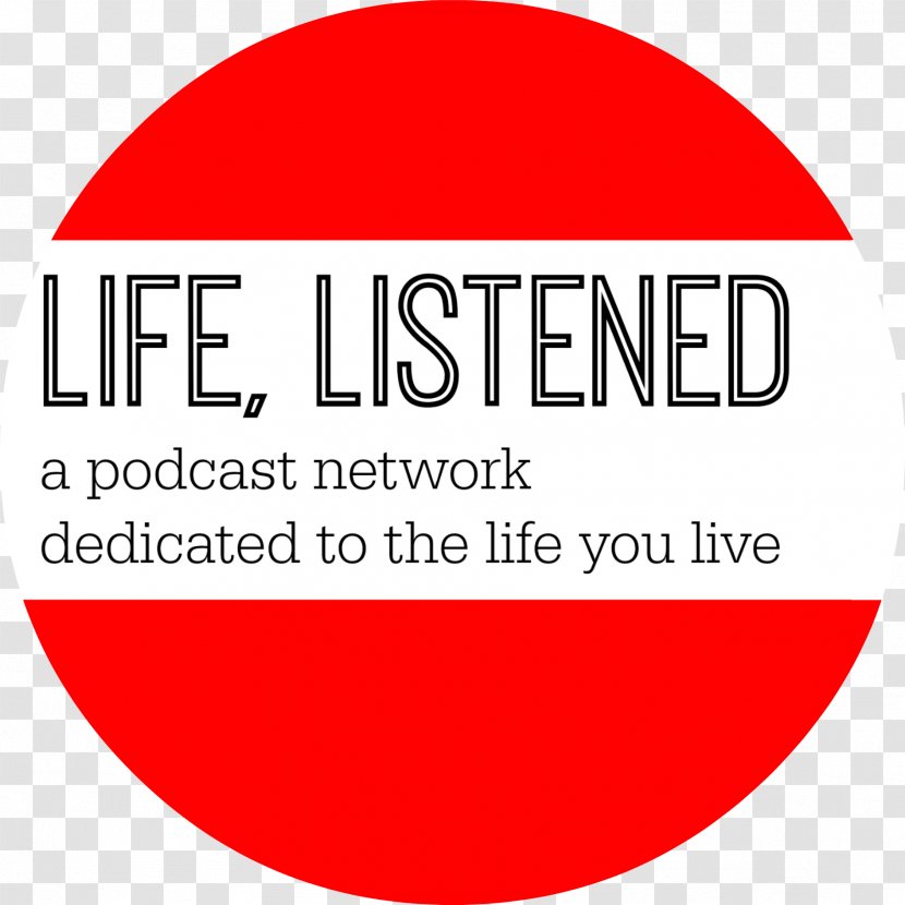 Podcast Blog Logo Brand - Red - Circle Social Network Transparent PNG