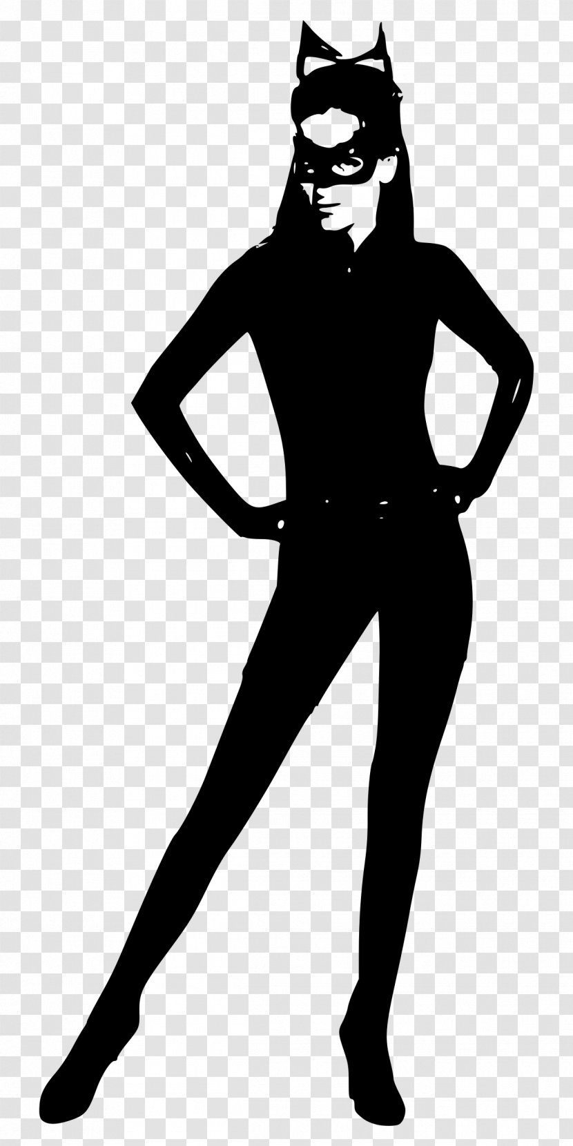 Catwoman Batman Clothing Sizes Costume - Silhouette Transparent PNG